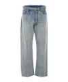 Auralee Belt Loop Jeans In Blue