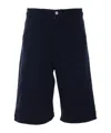 Auralee Belt Loop Shorts In Blue