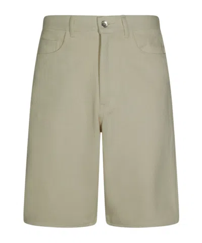 Auralee Shorts Ivory White In Green
