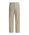 Auralee Tailored Trousers With Belt Loops And Pockets In Brown