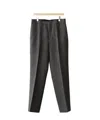 Auralee Belt Loop Casual Pants In Gray