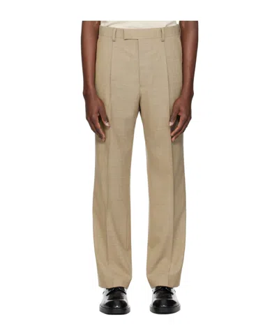 Auralee Belt Loops Slacks In Brown