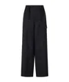 Auralee Belted Cargo Pants In Black