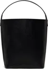 Shop Auralee Black Aeta Edition Leather Shoulder Bag