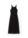 Auralee Cotton Dress In Black