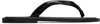 Auralee Black Leather Tong Flip-flops In Black