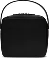AURALEE BLACK SMALL LEATHER TRAVEL BAG