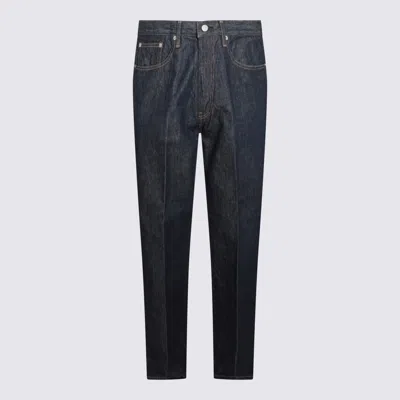 AURALEE AURALEE BLUE COTTON JEANS