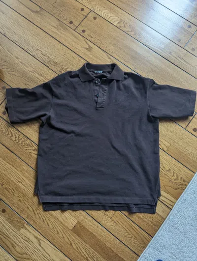 Pre-owned Auralee Brown Polo 4