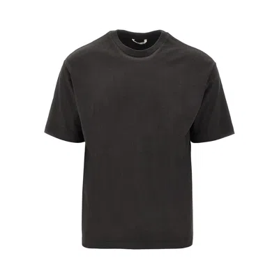 Auralee Brushed Cotton T-shirt In Brown
