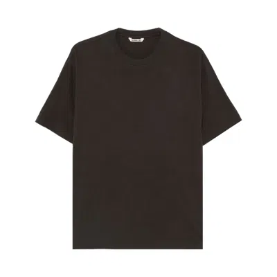 Pre-owned Auralee Brushed Organic Cotton Jersey Tee 'ink Black' | Men's Size 5