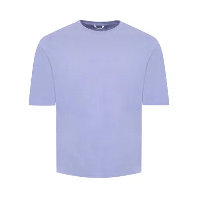 Pre-owned Auralee Brushed Organic Cotton Jersey Tee 'light Purple' | Men's Size 3
