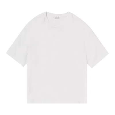 Pre-owned Auralee Brushed Organic Cotton Jersey Tee 'white' | Men's Size 4