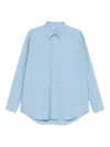 Auralee Buttoned Shirt In Blue