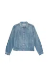 Auralee Button-up Denim Jacket In Blue