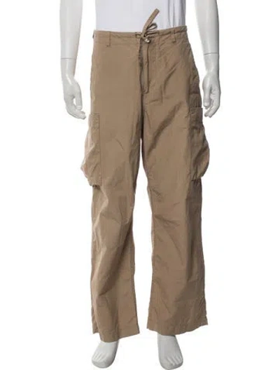 Pre-owned Auralee Cargo Pants In Neutral