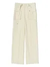 Auralee Cargo Wide-leg Trousers In Brown