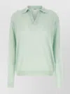 Auralee Silk Cashmere Sweater Sweaters And Cardigans Green In Green