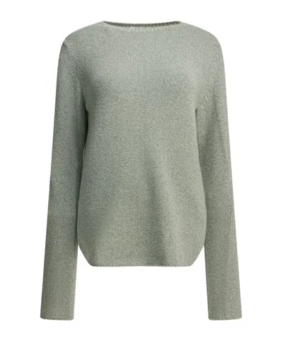 Auralee Cashmere Blend Crew Neck Sweater In Gray
