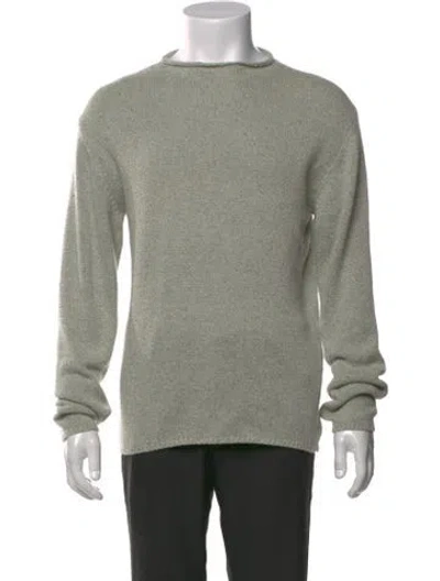 Pre-owned Auralee Cashmere Crew Neck Pullover W/ Tags In Green