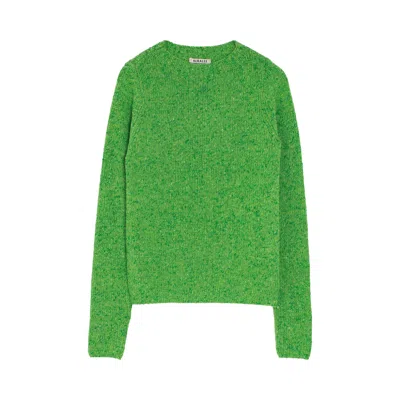 Pre-owned Auralee Cashmere Melange Knitwear 'green' | Women's Size 0