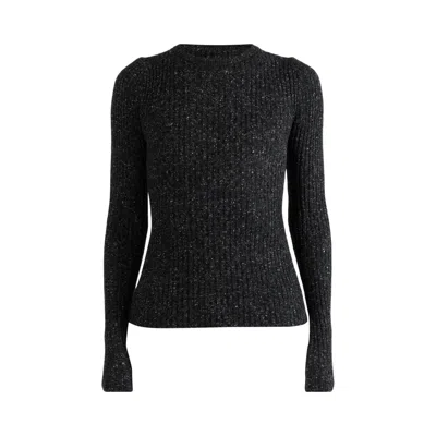 Pre-owned Auralee Cashmere Nep Knit Pullover 'mix Black' | Women's Size 1
