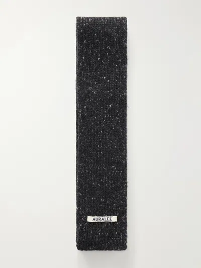 Auralee Cashmere Scarf In Black