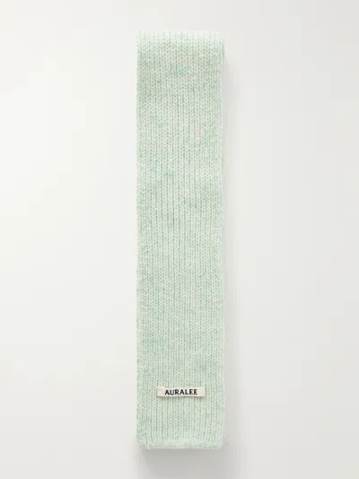 Auralee Cashmere Scarf In Green