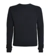 Auralee Cashmere Specked Sweater In Blue