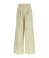 Auralee Casual Pants With Belt Loops In Brown