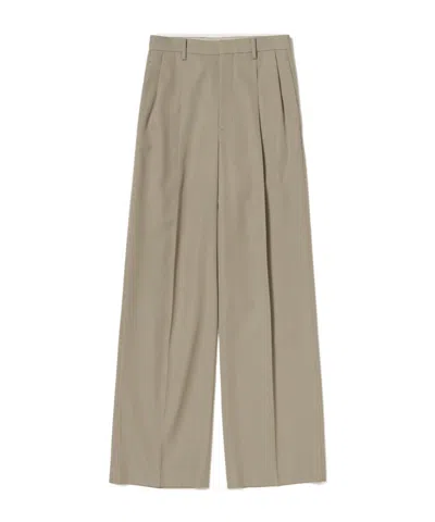 Auralee Casual Pants With Belt Loops In Brown