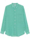 Auralee Checked Cotton Shirt - Men's - Cotton In Grün
