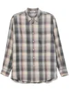 AURALEE CHECKED WOOL SHIRT