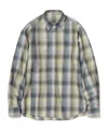 Auralee Long Sleeve Button-down Check Shirt In Multi