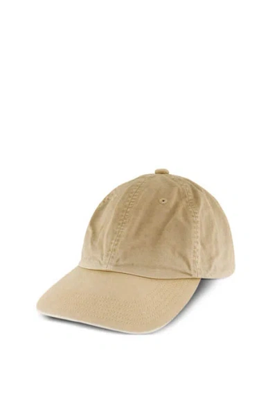 Auralee Chino Cap In Nude