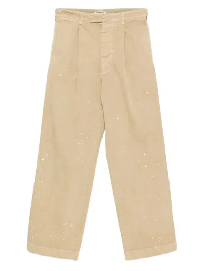 Auralee Chino Pants In Brown
