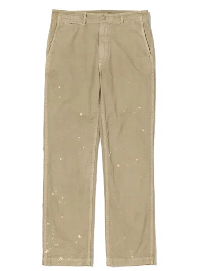 Auralee Chino Pants In Green