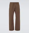 Auralee Cotton-blend Sweatpants In Brown