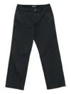 Auralee Tailored Trousers With Pockets And Loops In Black