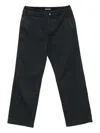 Auralee Tailored Trousers With Pockets And Loops In Black