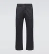 Auralee Cotton Chinos In Black