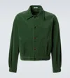 Auralee Cotton Corduroy Blouson Jacket In Green