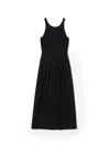 Auralee Cotton Dress In Black