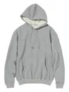 Auralee Cotton Hoodie In Gray