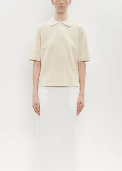 Auralee Cotton Pique Polo
