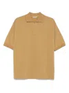 Auralee Polo Shirt Cotton Ribbed Cuffs