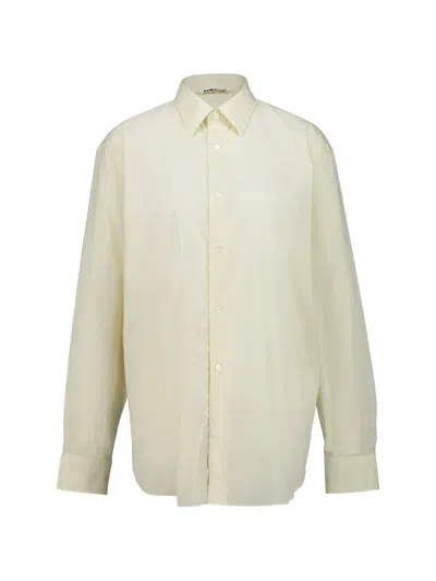 Auralee Cotton Shirt In Neutral