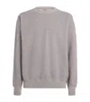 Auralee Cotton Smooth Soft Sweatshirt In Gray