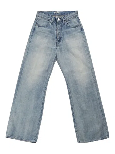Auralee Cotton Straight Jeans