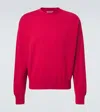 Auralee High Twist Light Sweat Pullover In Pink